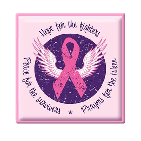 Simba 1.5 in. Square Vibraprint Lapel Pin, Silver EXPRESS-SP160